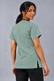 (E-Flex) Lemon Mold Green Lycra Women's Single Top Iron-Free Nurse and Doctor Uniform Scrubs Hospital Uniform - 4
