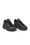 Comfortable Orthopedic Sole Lace-Up Black Men's Walking and Sports Shoes Sneaker 2427 - 4