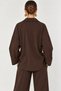 Gold Buckle Detailed Long Sleeve Women's Shirt |   Ek1001611212 - 5