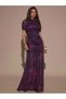 Rochie maxi, mix culori