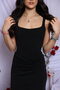 Rochie lungă neagră VELORA - Boutique Jade - 8