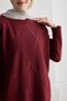 44060 - Stylish Comfortable Casual Beard Poliamid Basic Long Knit Sweater - 8