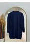 Sabiser Half Square Cold Thread Tunic-Sy3376 Navy Blue - 6