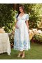 Rochie maxi, mix culori - 4