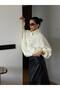 Women's Waterproof Parachute Fabric Mesh Lined Stand Collar Oversize Jacket - 3