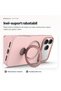 SoftRing case for iPhone 18 Pro / 17 Pro, soft-touch silicone, MagSafe compatible, foldable ring-holder, microfiber interior - 2