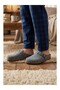 Men's Winter Felt Cork Sole Single Buckle Adjustable Comfortable Sole Home Garden Slippers - 2