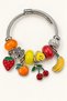 Children's Boy Fruit Figured Charm Steel Bracelet – Small Size Tarnish-Resistant Stainless Colorful Bracelet - 4