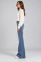 High Waist Stretchy/Lycra Denim/Jeans Spanish Flare Jeans Pants - 4