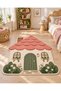 Eta Home Figured Pattern Modern Woven Base Decorative Carpet Eta4395