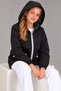 Girl's Hooded Pocketed Lined Seasonal Basic Raincoat - 3