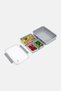 Lunch Box With 3 Removable Compartments, Grey - 2