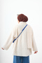 Women's Plush Detailed Shawl Knitwear Cardigan Beige - 4