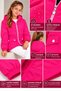 Girl's Hooded Pocketed Lined Seasonal Basic Raincoat - 7