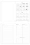 2027 Year B5 Weekly Agenda 17X24 cm - 12 Months Plum - 8