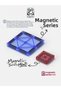 Mini magnetic blocks travel type pocket size magnetic toy 39 pieces - 2