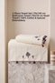 Tasseled and Embroidered Bath Towel Set |   70X140 cm Bath Towel, 50X90 cm Hand-Face-Hair Towel |   100% Cotton Hammam Set |   Dowry Box, Premium Set - 5