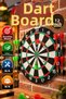 12 Inch Wooden Dart Board – Easy Setup with 4 Metal Tip Darts