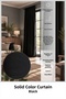 Black Background Curtain |   Room Blackout Sunshade |   Textured Fabric with Effects |   Modern Decorative Design