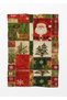 New Year Santa Claus Christmas Patterned 3D Digital Printed Fleece Blanket Tv Blanket - 3