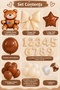 Party 9 Year Old Teddy Bear Themed Birthday Balloon Set with Cream Number Foil Balloons 1-9 Year Old Birthday Decoration - 2