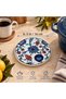 Handmade Tile Patterned Ceramic Trivet - Heat Resistant, 16 cm - 2