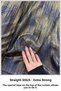 Navy Blue Gold Background Curtain |   Metallic Sparkling Vintage Pattern |   Extrafoam Flat Planting |   Custom Size - 6