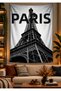 Eiffel Tower Wall Covering |   Eiffel Tower Wall Tapestry |   Stylish Wall Decor