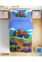 Car Patterned Colorful 3D Digital Printed Single Bed Without Sheets Boy's Duvet Cover Set Children's Room