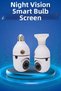 Smart Rotatable Home Camera Bulb Camera with Night Vision