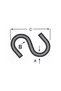 Es - S Hook 4X80 - 50 Pieces - 2