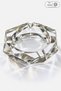 Mini Crystal Glass Ashtray, Transparent Decorative Ash Tray, Slim Design Desktop Ashtray Tiny Glass Ashtray 9 cm