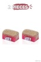 Spt-Gld - Pumpkin Fiber Rose Soap 100 Gr - 2 Pieces (185408) Set Product - 2