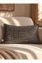 Ritmo Gray Throw Pillow Cover (30X50)
