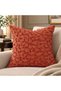 Bougainvillea Yarn Textured Throw Pillow Cover 42X42 cm