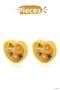 Concepta - Lemon Heart Sponge Soap 135 Gr - 2 Pieces (160426) Set Product - 2