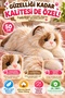 Cream-Colored Realistic Cat-Looking Plush Cat 50 cm Long Furry Soft Cuddly Decorative Toy Cat - 5