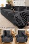 3+3+1+1 Stretch Elastic Flexible Washable Wellsoft Sofa Cover Set –