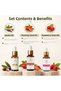 Radiant Facial Care Set – Jojoba, Rosehip and Raspberry Seed Set of 3 - 2