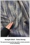 Navy Blue Silver Background Curtain |   Metallic Sparkling Vintage Pattern |   Extrafoam Flat Planting |   Custom Size - 4