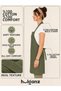 Premium Kitchen Apron Stain-Resistant Water-Repellent Fabric Apron with Plastic Adjustment Buckle and Neck Strap - 4