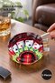 5 Pieces Glass Ashtray Alk3666