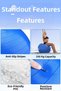 80 cm Pilates Ball Large Size Thick Pump Gray Color Yoga Pilates Ball Plates Ball - 5