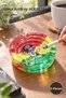 5 Pieces Glass Ashtray Alk3677