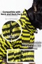 ™   Drypack Dog Raincoat Norris, Compatible with Neck and Back Harness, Reflective, Easy to Wear Waterproof Back Zipper, 4-Legged Jumpsuit - 6