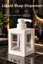 400 ml Countertop White Bathroom Decorative Kitchen Liquid Soap Dispenser Bathroom Kitchen Detergent Dispenser (Thick Model)