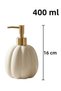 Ceramic Liquid Soap Dispenser 400ml Cream 40273 - 2