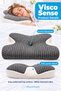Viscosense Butterfly Pillow Visco Orthopedic Pillow - 57X37X13-11 cm - 3