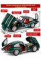 1:24 Scale Green Jaguar E-Type 1961 Metal Classic Car Model with Openable Hood and Doors, Lights and Sound - 2