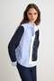 Navy Blue Knitwear Detailed Multi-Colored Shirt Twoaw27Go00178 - 2